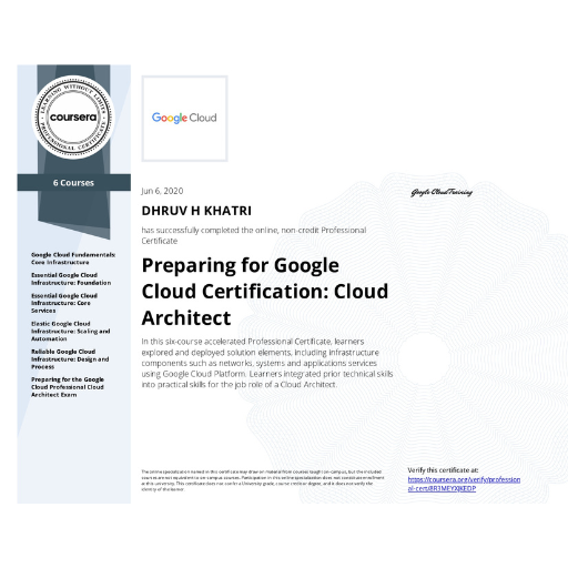 Cloud Architecture with Google Cloud
